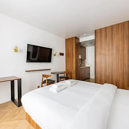 152 Luxueuse-etienne Marcel-chatelet-paris 3 Apartman Párizs