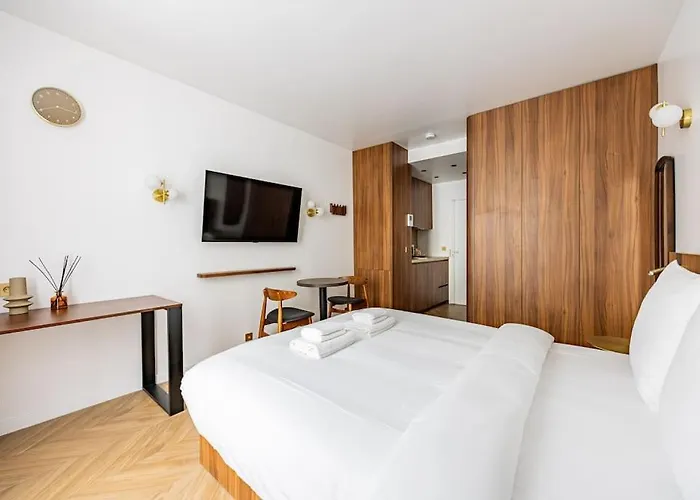 152 Luxueuse-etienne Marcel-chatelet-paris 3 شقة باريس